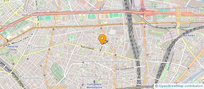 localisation de l'entreprise SARL S.B.A.  PARIS