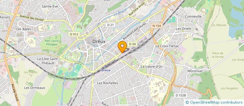 localisation de l'entreprise SARL S B C à DREUX