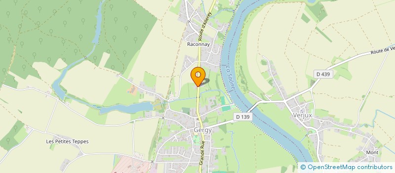 localisation de l'entreprise SARL S B P C  GERGY