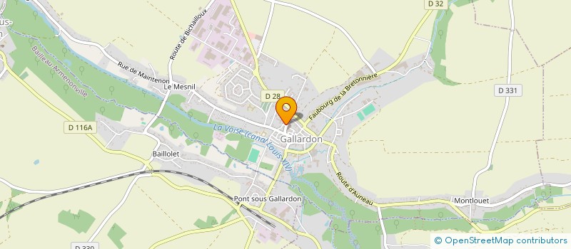 localisation de l'entreprise SARL S B R G à GALLARDON