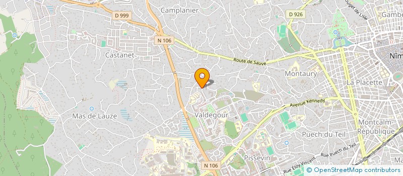 localisation de l'entreprise SARL S.B SERVICES PLUS  NIMES