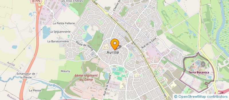 localisation de l'entreprise SARL S.C à AVRILLE