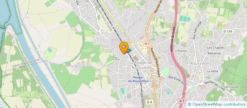 localisation de l'entreprise SARL S.C.A.T. à LE PEAGE-DE-ROUSSILLON