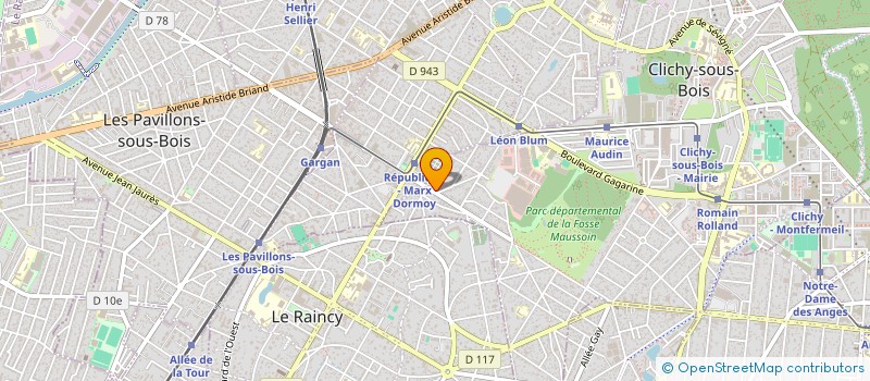 localisation de l'entreprise SARL S.C.C. à CLICHY-SOUS-BOIS