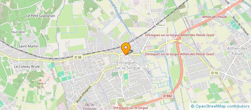 localisation de l'entreprise SARL S.C.D.V à ENTRAIGUES-SUR-LA-SORGUE