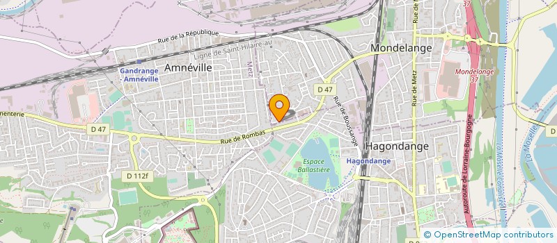 localisation de l'entreprise SARL S C E  MONDELANGE