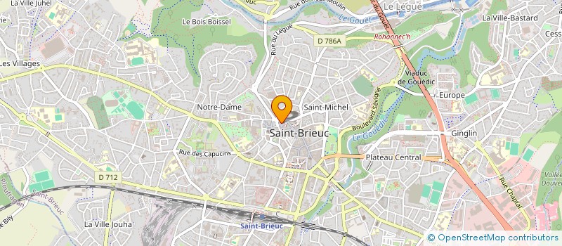 localisation de l'entreprise SARL S.C.M. à SAINT-BRIEUC