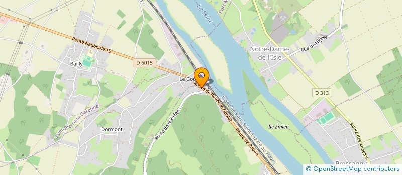 localisation de l'entreprise SARL S.D.  LA CHAPELLE-LONGUEVILLE