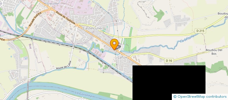 localisation de l'entreprise SARL S&D  LAFOX