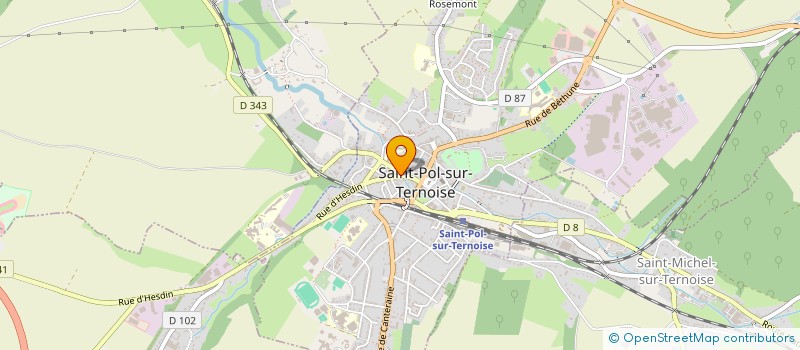 localisation de l'entreprise SARL S.D.T. à SAINT-POL-SUR-TERNOISE
