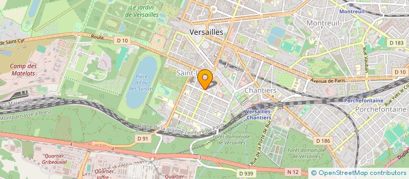 localisation de l'entreprise SARL S.E.E à VERSAILLES