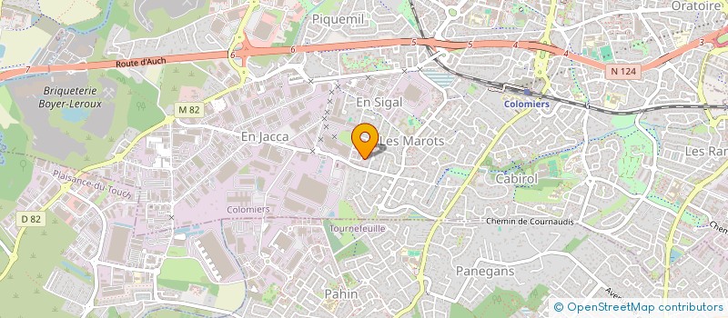 localisation de l'entreprise SARL S.E.L.I.C à COLOMIERS