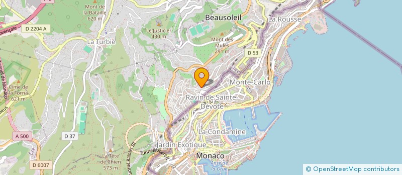 localisation de l'entreprise SARL S.E.N.S.  BEAUSOLEIL