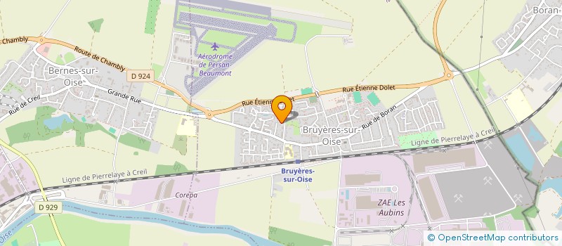 localisation de l'entreprise SARL S E S à BRUYERES-SUR-OISE