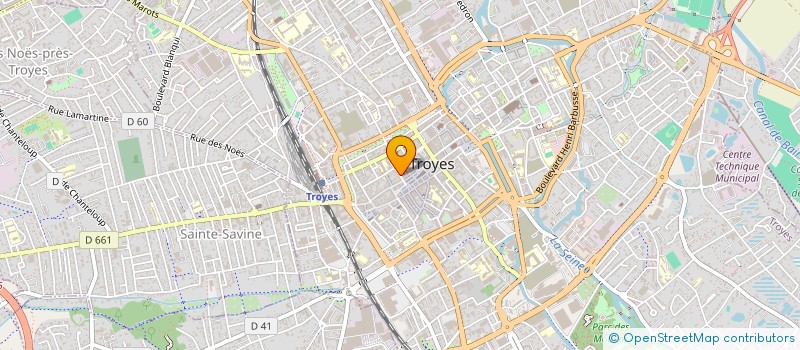 localisation de l'entreprise SARL S ET M  TROYES