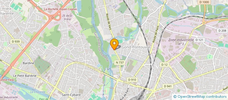 localisation de l'entreprise SARL S.F.E  GOND-PONTOUVRE