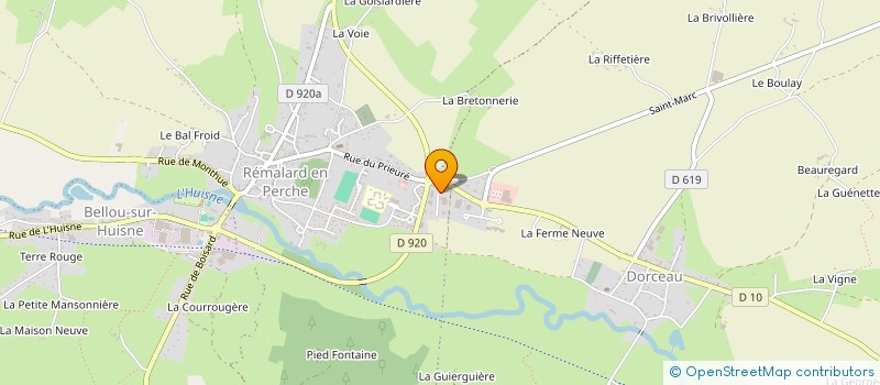 localisation de l'entreprise SARL S.F.T.I à BRETONCELLES