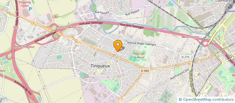localisation de l'entreprise SARL S.G. à TINQUEUX