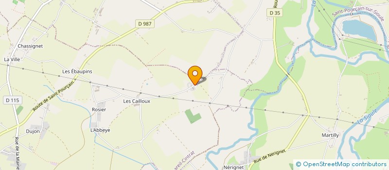 localisation de l'entreprise SARL S.G.A à CHAREIL-CINTRAT