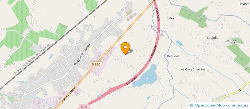 localisation de l'entreprise SARL S.G.B à MONTAUBAN