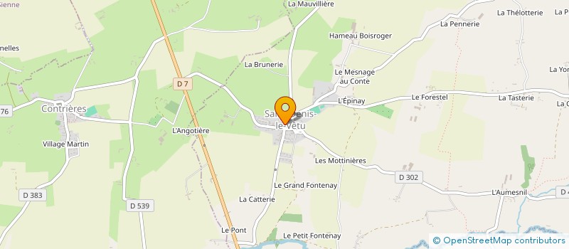 localisation de l'entreprise SARL S.G.L.H  SAINT-DENIS-LE-VETU