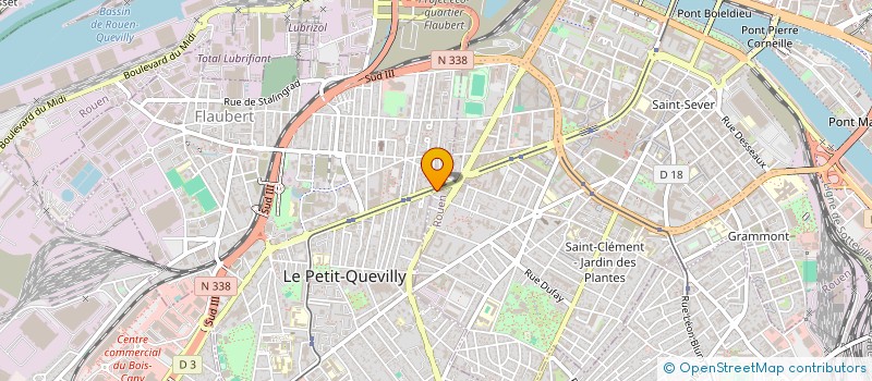 localisation de l'entreprise SARL S G N CONSTRUCTION à ROUEN