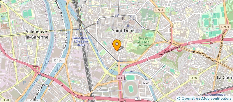 localisation de l'entreprise SARL S.I  SAINT-DENIS