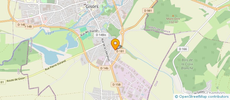 localisation de l'entreprise SARL S.K.M  GISORS