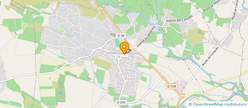 localisation de l'entreprise SARL S.L à VILLEMOUSTAUSSOU