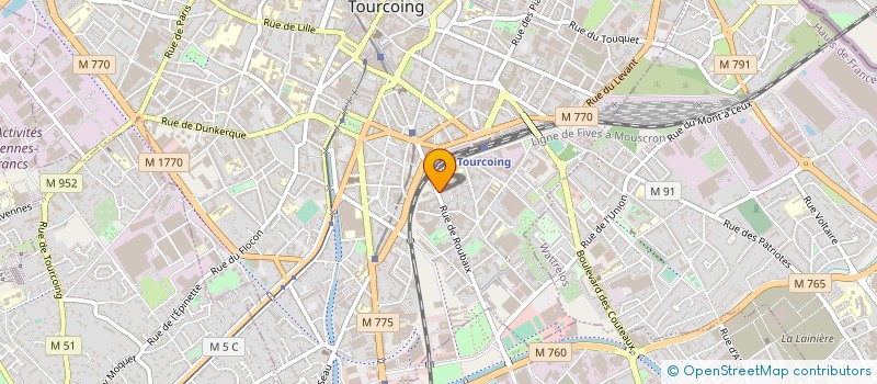 localisation de l'entreprise SARL S L A C à TOURCOING