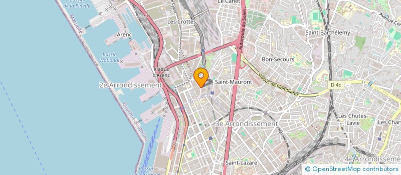localisation de l'entreprise SARL S.M.E 13  MARSEILLE