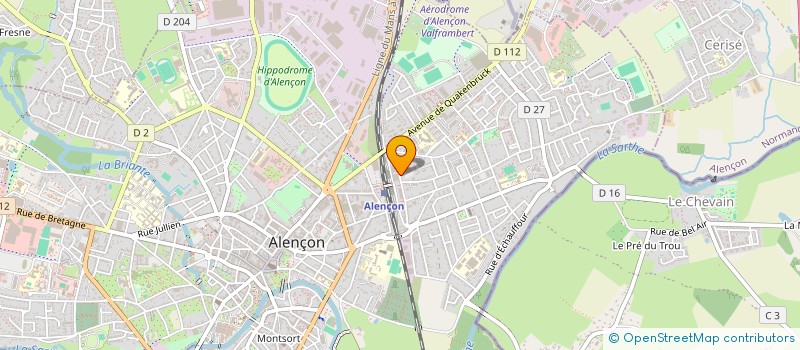 localisation de l'entreprise SARL S.M.G. à ALENCON
