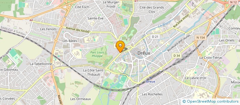 localisation de l'entreprise SARL S.M.I.TH à DREUX