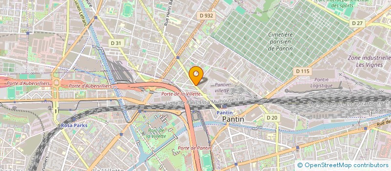 localisation de l'entreprise SARL S M W  PANTIN