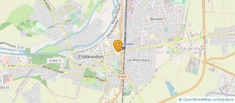 localisation de l'entreprise SARL S. MONNERET à CHATEAUDUN