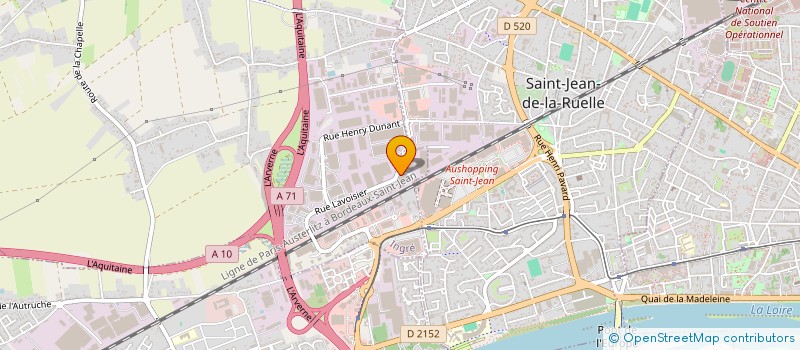 localisation de l'entreprise SARL S.O.D.A. (SOCIETE ORLEANAISE DE DISTRIBUTION D'ALARME) à INGRE