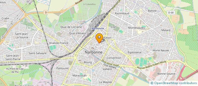 localisation de l'entreprise SARL S.O.R. à NARBONNE