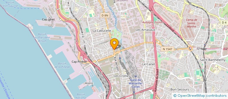 localisation de l'entreprise SARL S.P.R.P à MARSEILLE