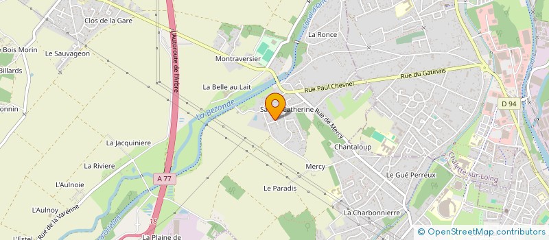 localisation de l'entreprise SARL S.R.A.P. AUTO  MORMANT-SUR-VERNISSON