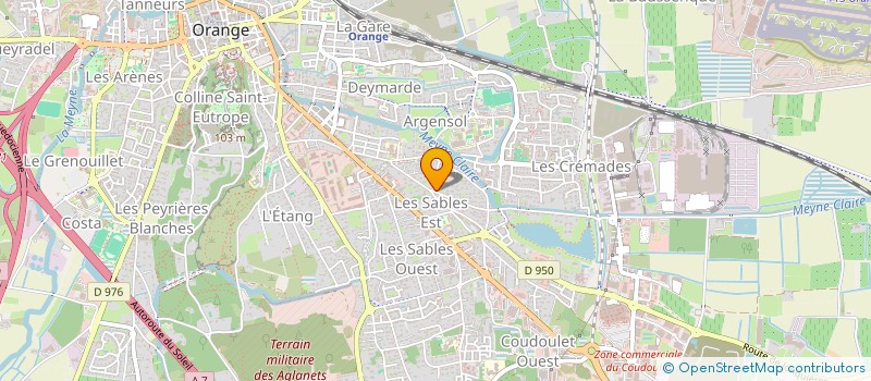 localisation de l'entreprise SARL S R G TECHNI-BOIS  ORANGE