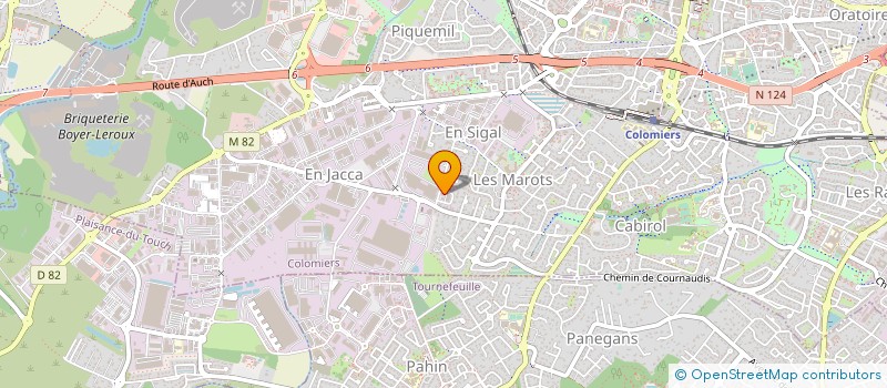 localisation de l'entreprise SARL S2J MARBRERIE à COLOMIERS