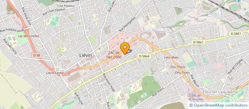 localisation de l'entreprise SARL S2M à LIEVIN