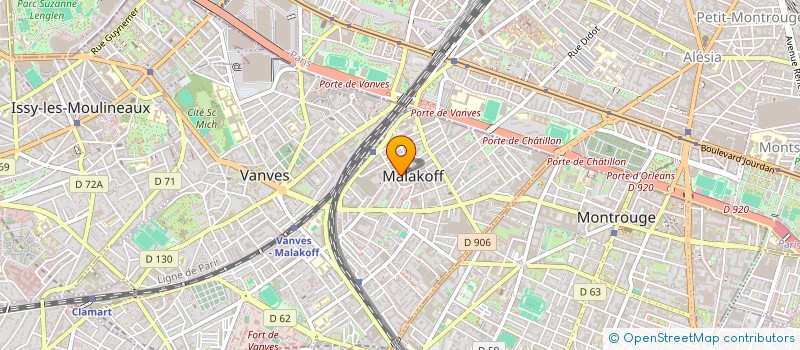 localisation de l'entreprise SARL SAAHIL  MALAKOFF