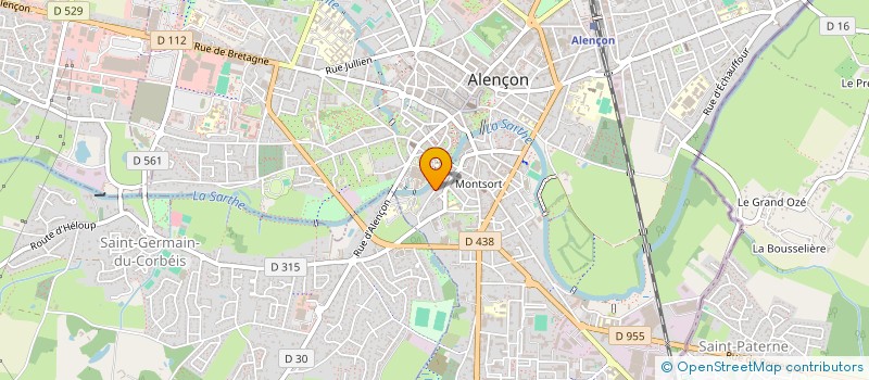 localisation de l'entreprise SARL SAB à ALENCON