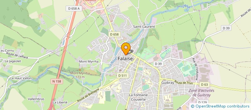 localisation de l'entreprise SARL SAB CLOP à FALAISE