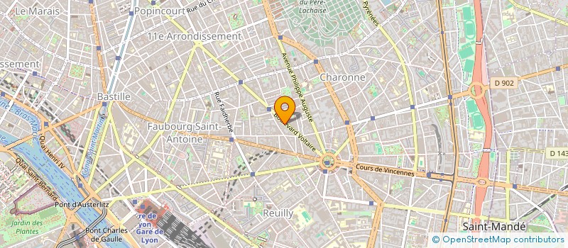 localisation de l'entreprise SARL SAB DEMENAGEMENT à PARIS