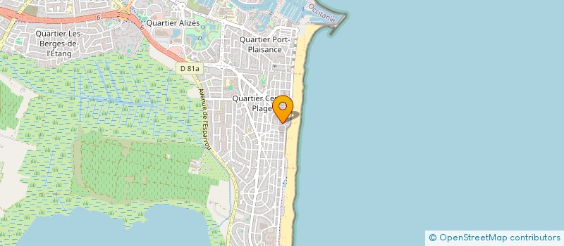 localisation de l'entreprise SARL SABATIER BRISEBARRE  CANET-EN-ROUSSILLON