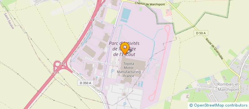 localisation de l'entreprise SARL SABLES ET GOMMES à ONNAING