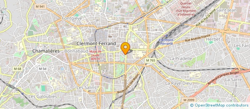 localisation de l'entreprise SARL SABLON IMMOBILIER  AUBIERE