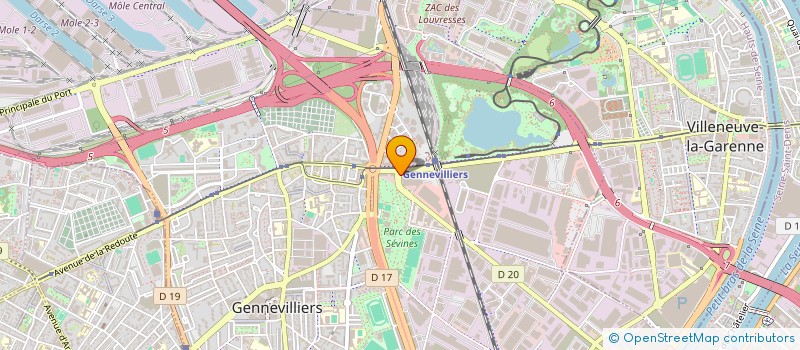 localisation de l'entreprise SARL SABOT à GENNEVILLIERS